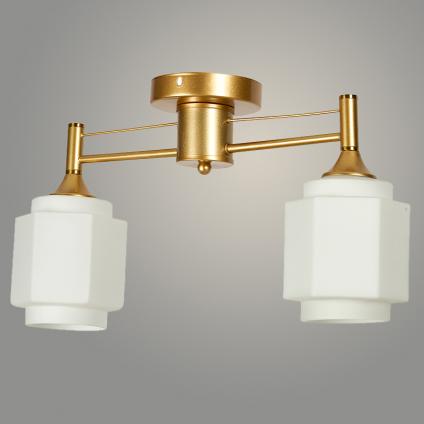 Люстра 52094/2 CHAMPAGNE GD золото 2х40W E27 d480 h230